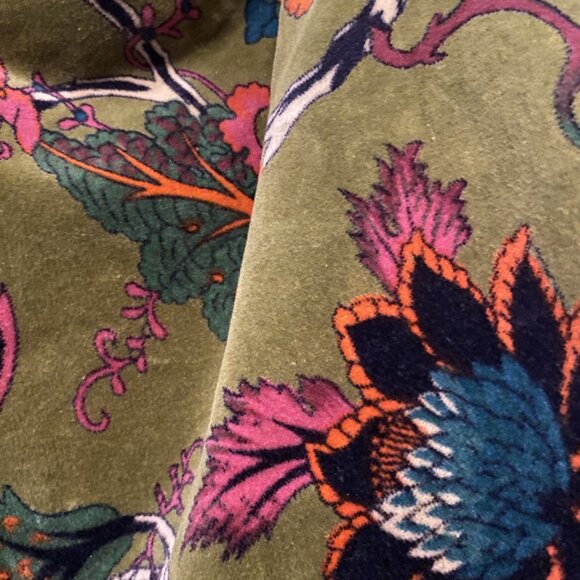 VINTAGE VELVET FLORAL TOTE/HOBO BAG - Picture 4 of 5